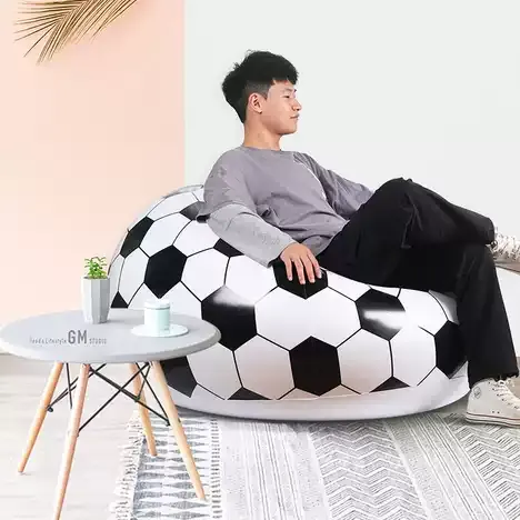 Inflatable football sofa