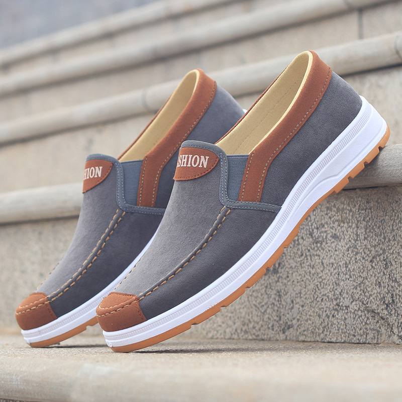 Aleafalling Spring Summer Comfortable Casual Shoes Mens Soft Leather Shoes For Men Lace-Up Brand Fashion Flat Loafers Shoes