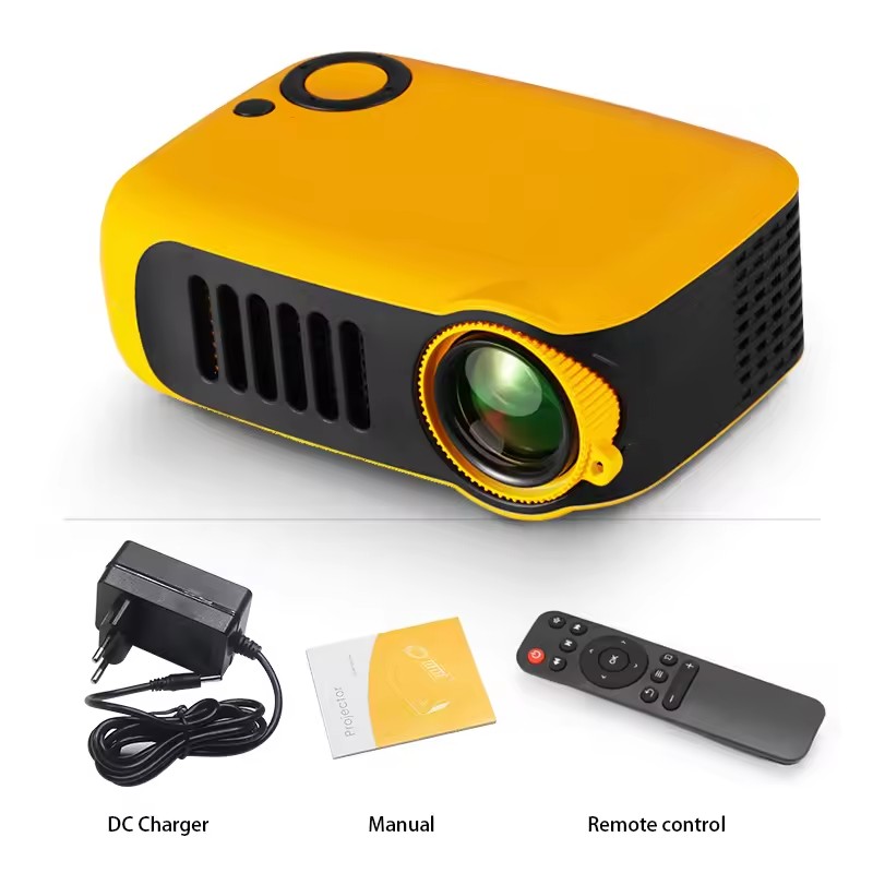 A2000 MINI Projector 3D LED Portable Projectors Home Cinema Theater Smart TV Children's Education Projector birthday gift