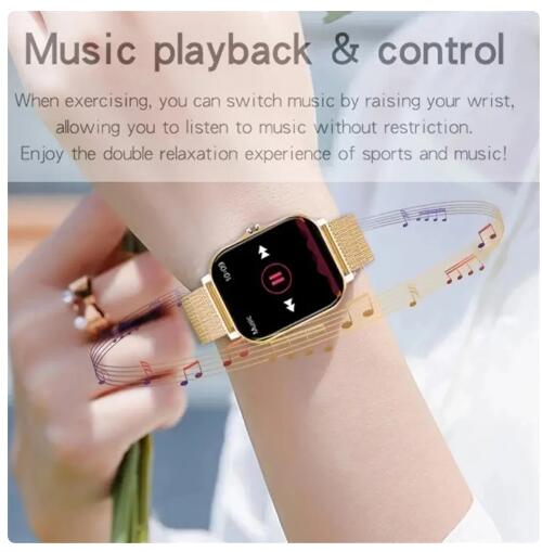 For Android OS IOS Phone Color Screen Full Touch Custom Dial Smart Watch Women Bluetooth Call SmartWatch Men