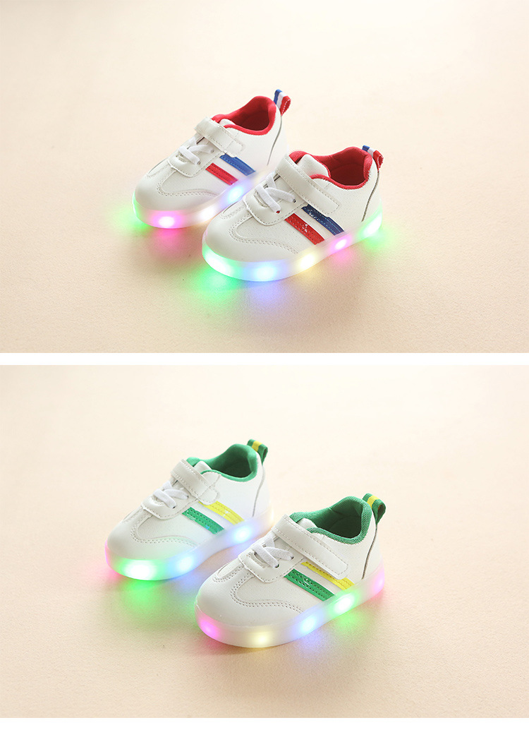 New Spring Autumn Children's Luminous Sneakers Kids Led Shoes Chaussure Enfant Girls Boys Shoe With LED Light