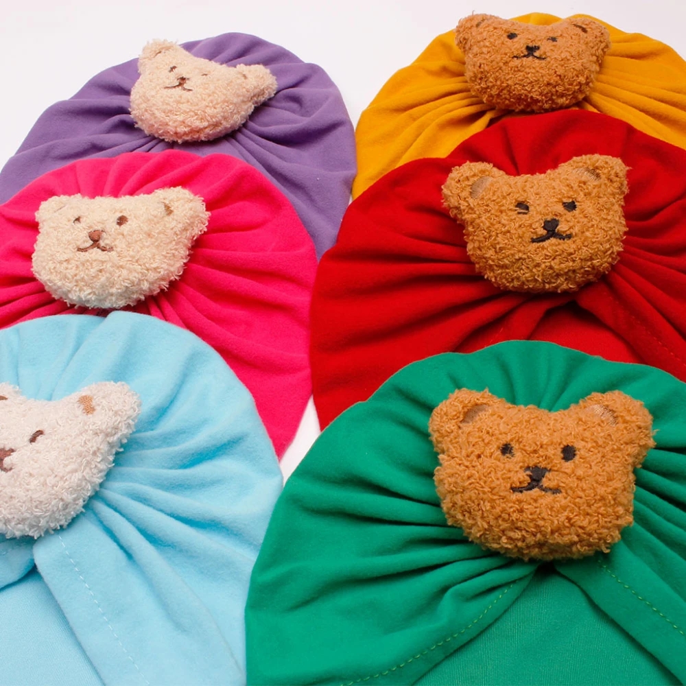 new children's hat Baotou hats Baby bear hat baby baby warm girl hats