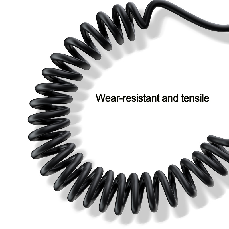 66W 5A Spring-Weave USB-C Fast Charging Cable – Reinforced Triple-Braided Jacket, Kink-Resistant & Ultra-Flexible for Top Androi