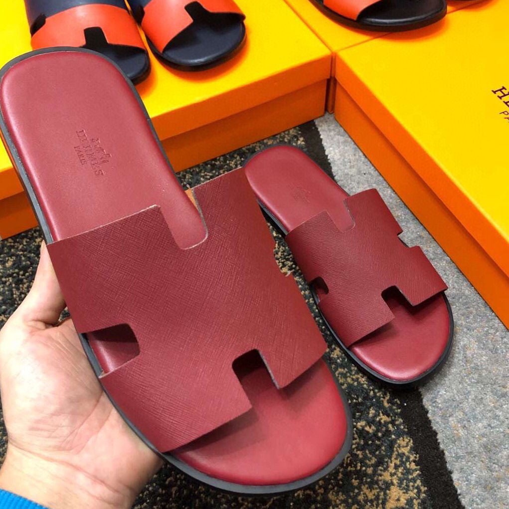 HERMES leather slippers leather slippers shoes