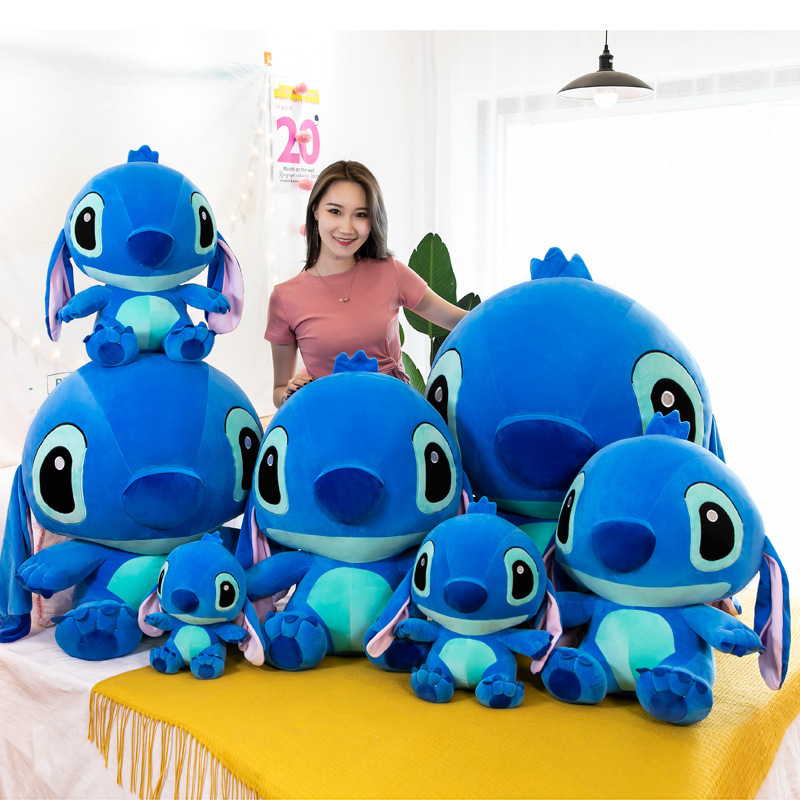 35-70cm Giant Size Lilo & Stitch Couple Models Cartoon Stuffed Plush Anime Plushs Toys Pendant Toy Pillow Kids Birthday Gift