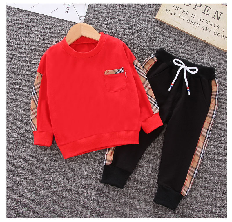 Children's clothing boy autumn Korean leisure suit children's spring and autumn clothing two-piece suit tide