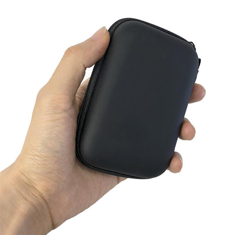 Discounted products Colorful Earphone Cable Mini Box Portable Headphone Charger Zipper Bag Carrying Pouch color sent randomly