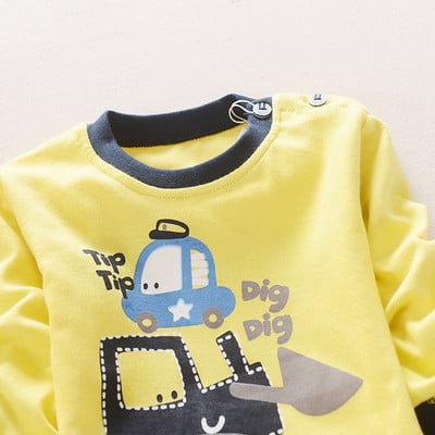 2pcs/set Kids Clothing Set Cotton Toddler Boys ClothesSets Cartoon Summer Top Suits Girls Clothes Outfits Tracksuit