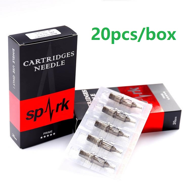 Tattoo machine disposable safety tattoo needle disinfectionRL RS RM M1 20pcs/box Pick Cartridgetattoo eyebrow tattoo High qualit