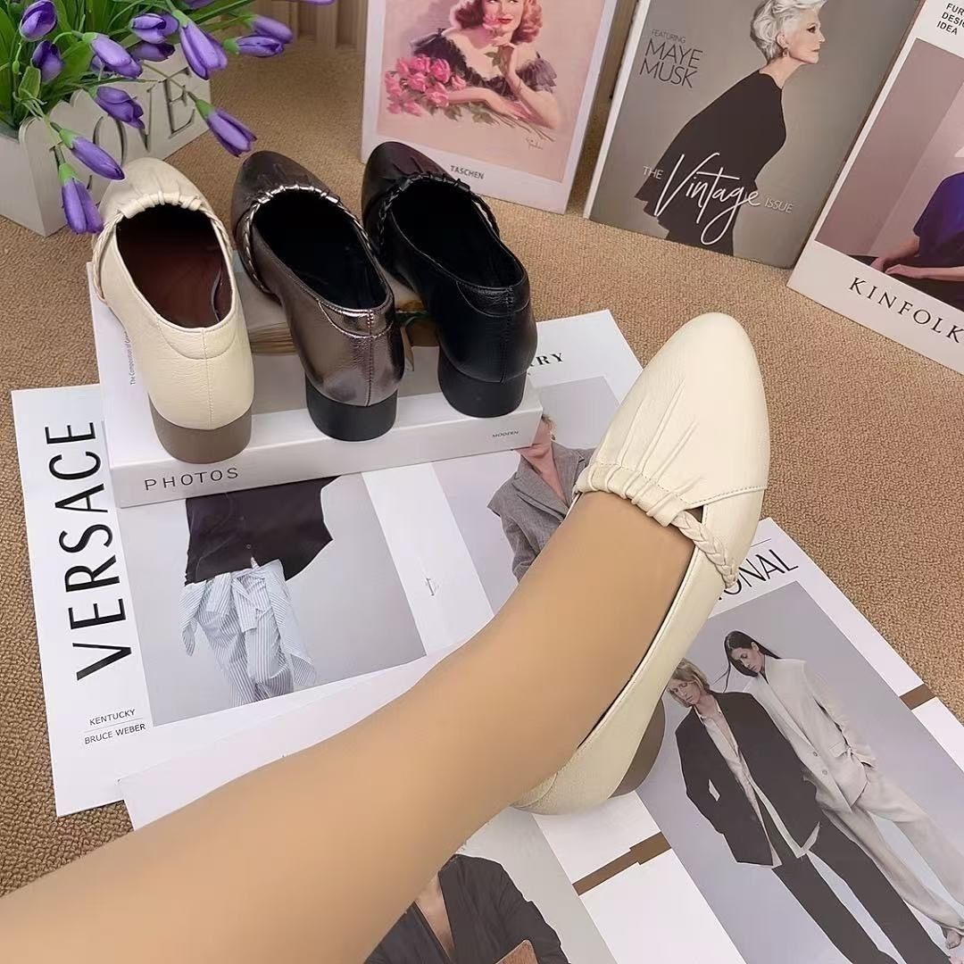 Women Fashion Sweet Light Weight Spring & Summer Anti Skid Square Heel Shoes Lady Classic Office Work Shoe