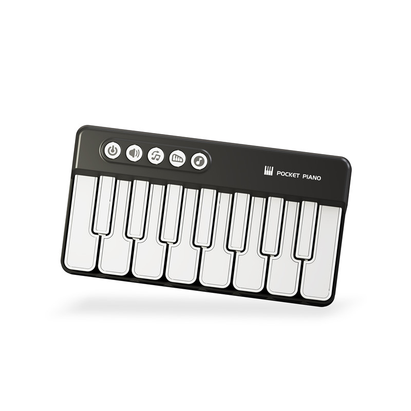 1pc Mini Electric Keyboard for Early Education, Music Learning, Multifunctional Electronic Piano, Light Toy with Music Scoring