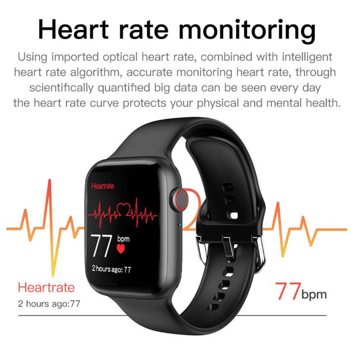 T500 Smart Watch Bluetooth Call Fitness Tracker Heart Rate Full Touch Smartwatch Music Control for Men Women