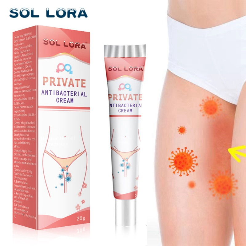 Female Intimate Care Cream - Gentle Soothing, Reduces Odor, Lightens Dark Areas, Moisturizing Essence, Private Parts Care
