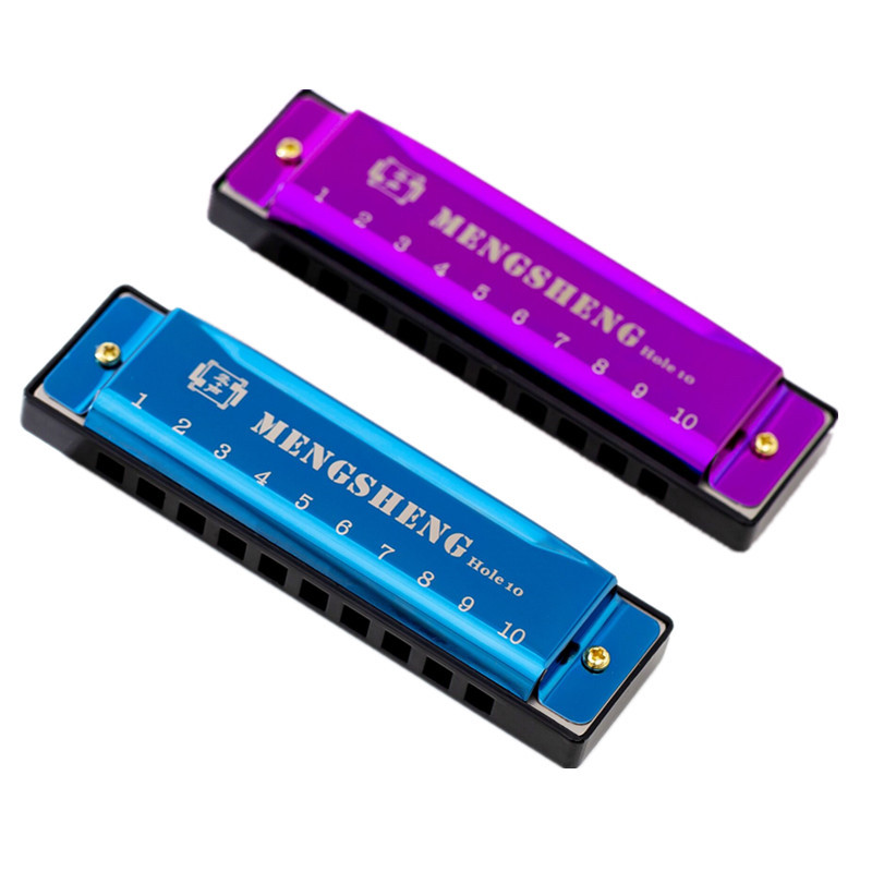 10-hole Harmonica Harmonica Educational Musical Instrument Beginner Teaching Playing Gift Copper Resin Harmonica Core