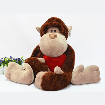 25CM Lion Elephant Giraffe Monkey Stuffed Plush Doll Jungle Series Stuffed Animals Toys for Kids Baby Children Gifts