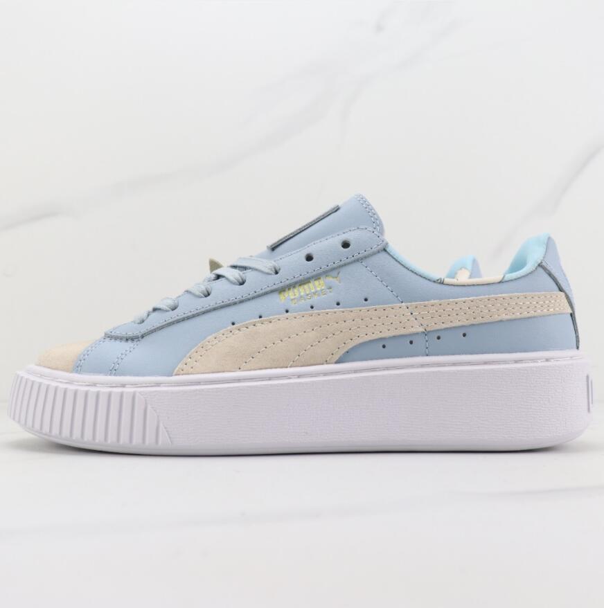Rihanna Gold Pumpsuede Platform Shoes: Lightweight, Non-Slip, Thick Sole, Low Top Design