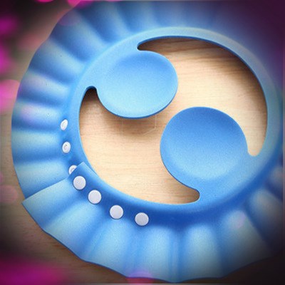 Adjustable shampoo cap and shower cap for children, baby shampoo cap with earmuffs