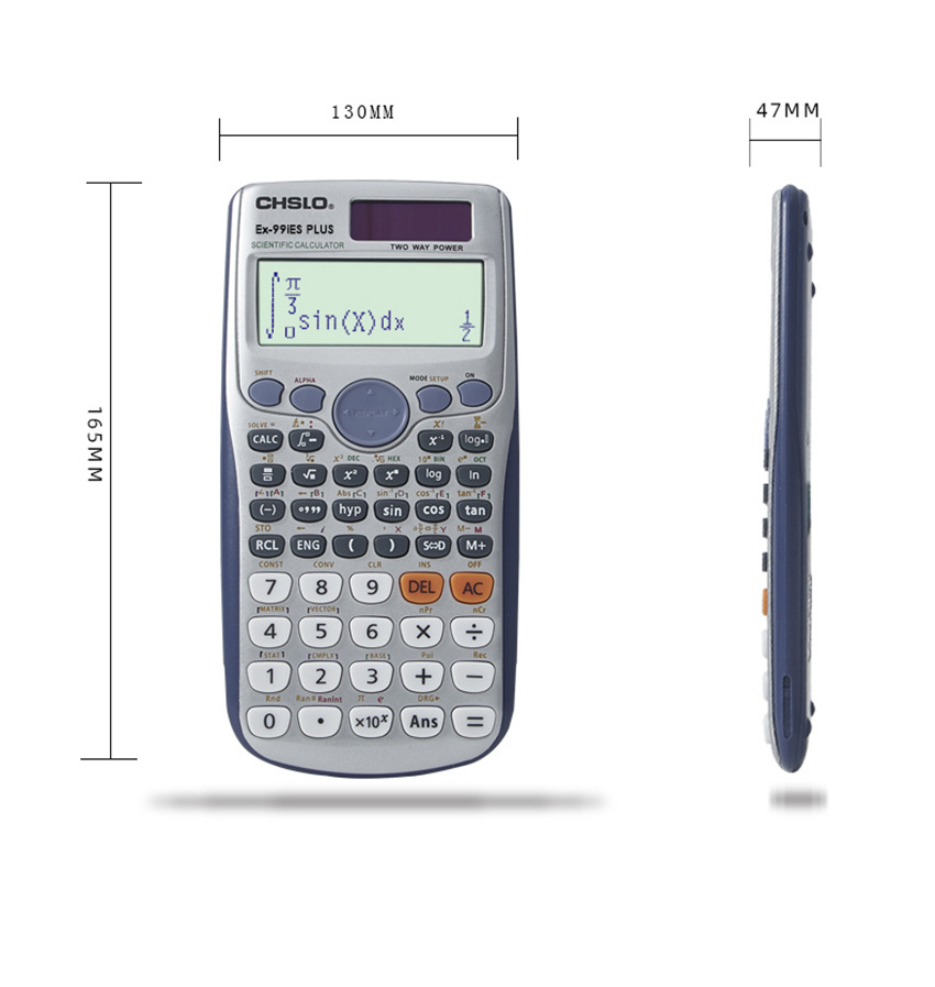 FX-991ES-PLUS Original Scientific Calculator 417 Functions 991ES For High School Univercity Maths CPA Exam Solar and Battery