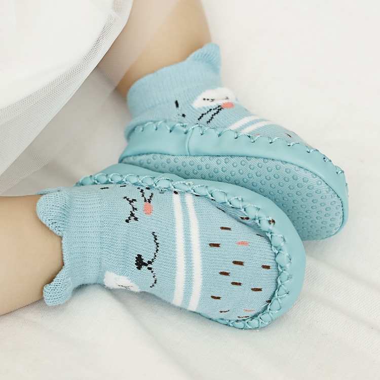 Baby Socks Shoes Infant Color Matching Cute Kids Boys Shoes Doll Soft Soled Child Floor Sneaker Toddler Girls First Walkers