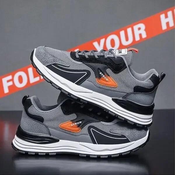 2023 new sneakers men's summer casual shoes versatile flyknit mesh sports breathable running shoes