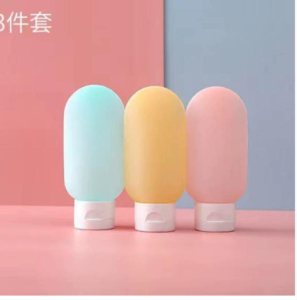3pcs 60ml Leak Proof Refillable Packing Liquid Container Empty Travel Containers for Travel Size Tubs Accessories