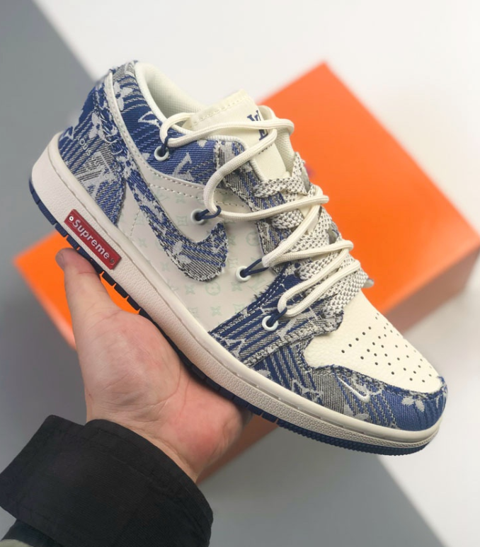 AJ1 Qiao 1 Inverted Hook Retro Low Top Casual Sports Skateboarding Board Shoes