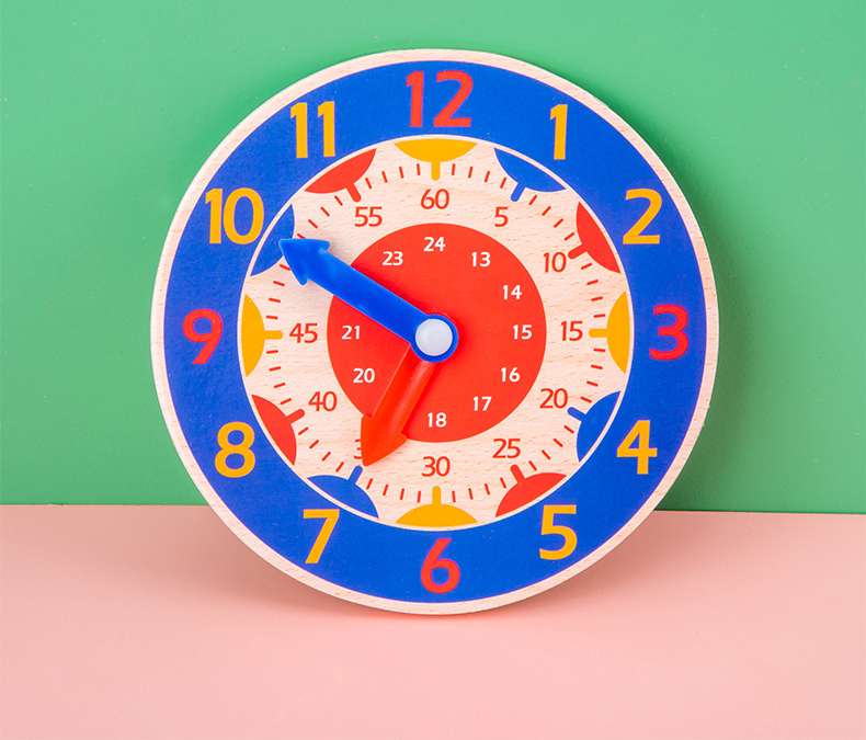 Primary school clock model children's clock mathematics teaching