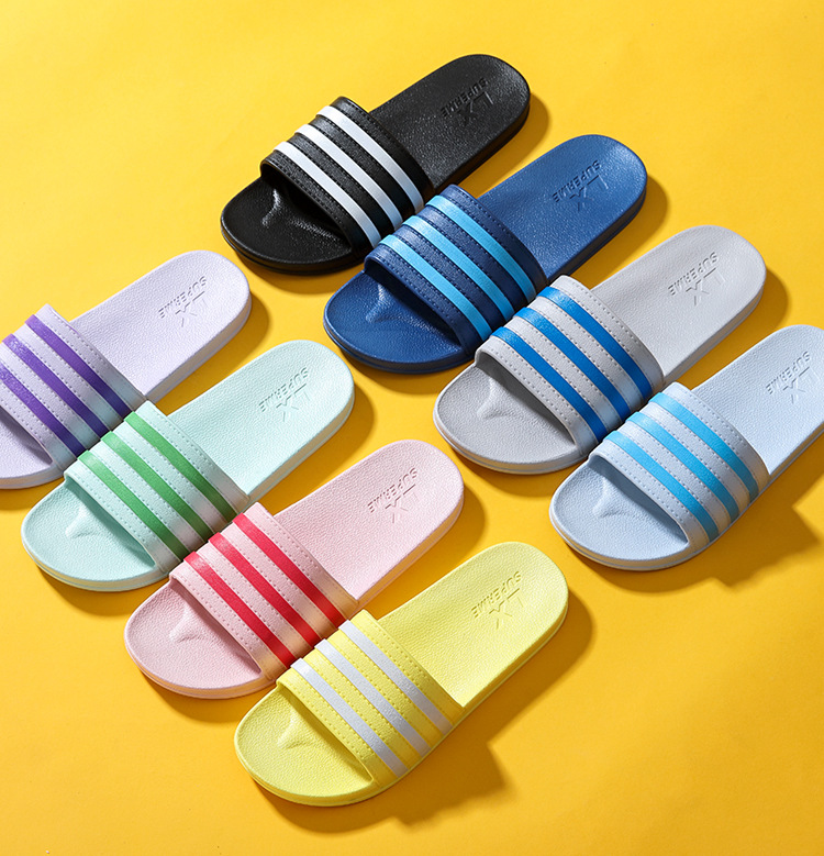 Household non-slip slippers home female summer indoor cute soft bottom bath bathroom slippers