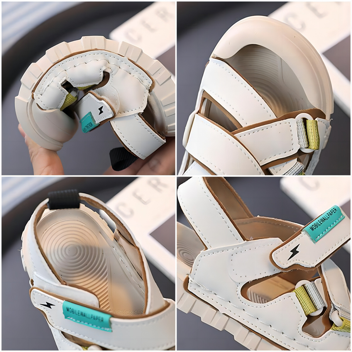 Sandalias Boys Fashion Sandals Summer Breathable Beach Shoes Non-slip Soft Sole Sport Flat Baby Toddler Sandals Kids Casual Shoe