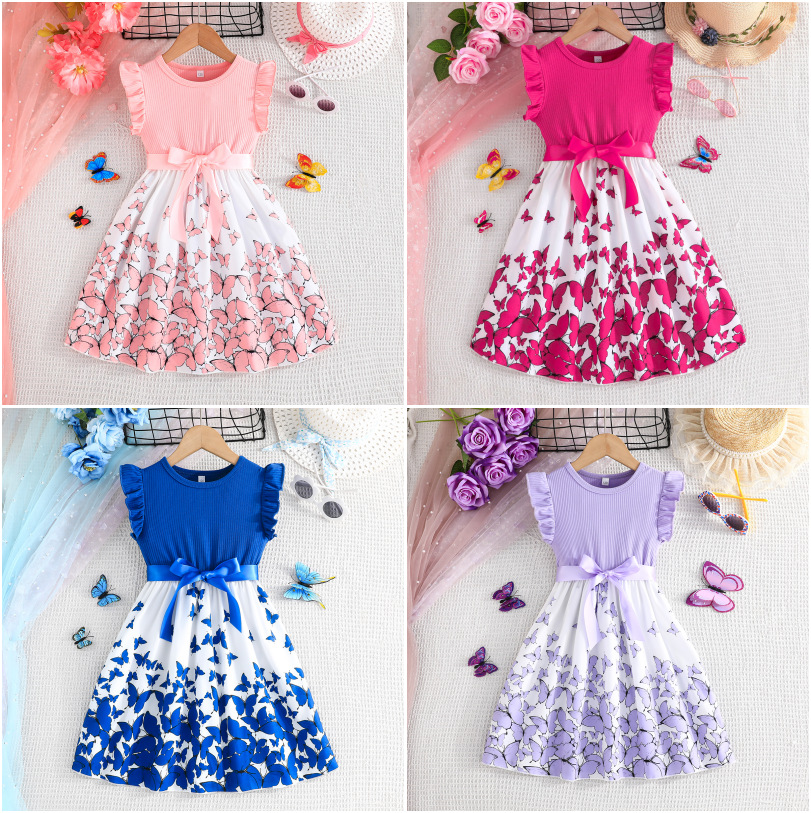 4 Summer 5 Girls Princess Dress 11 Summer 6 Children 7 Little Girl 8 Clothes 9 Summer 2-12 Years Old 10 Children Dress Flowers