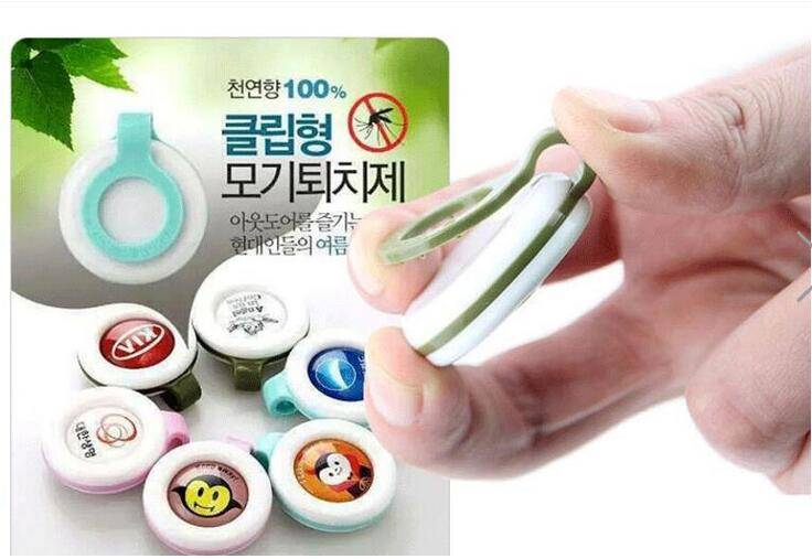 2PCS Mosquito Repellent Badge Button Baby Pregnant Woman Mosquito Repellent Clip