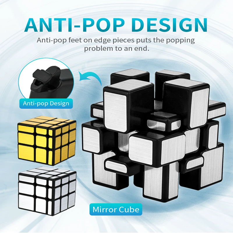 Moyu Meilong Mirror 3x3x3 Cube Professional Speed 33 Magic Cube Puzzle Magico Cubo Toy For Children Birthday Christmas Gifts