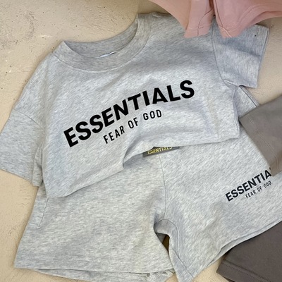 Children's Sports Set Summer New Boys and Girls' Short Sleeve T-shirt Baby Casual Shorts Fashion Two Piece Set Fashion