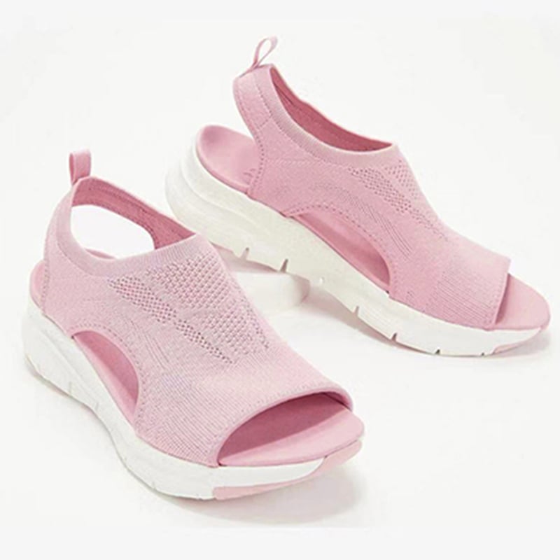 Summer Women Sandals Shoes Soft Heels Sandals Ladies Open Toe Wedges Shoes For Women Casual Shoes Platform SandaliasHeel