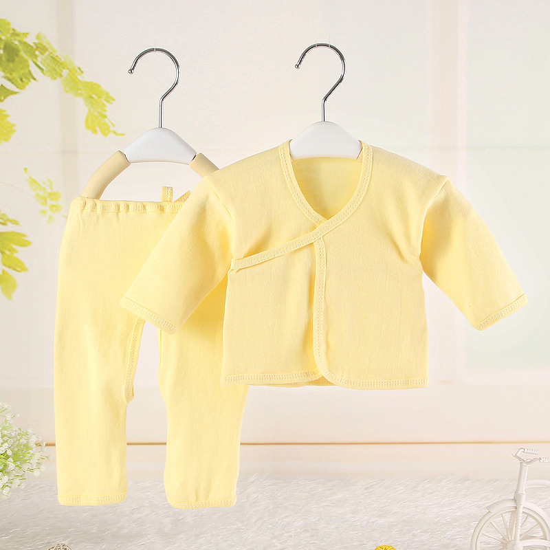 (2pcs/set)Newborn Baby Set 0-3M Brand Boy Girl Cotton Underwear Clothes Set