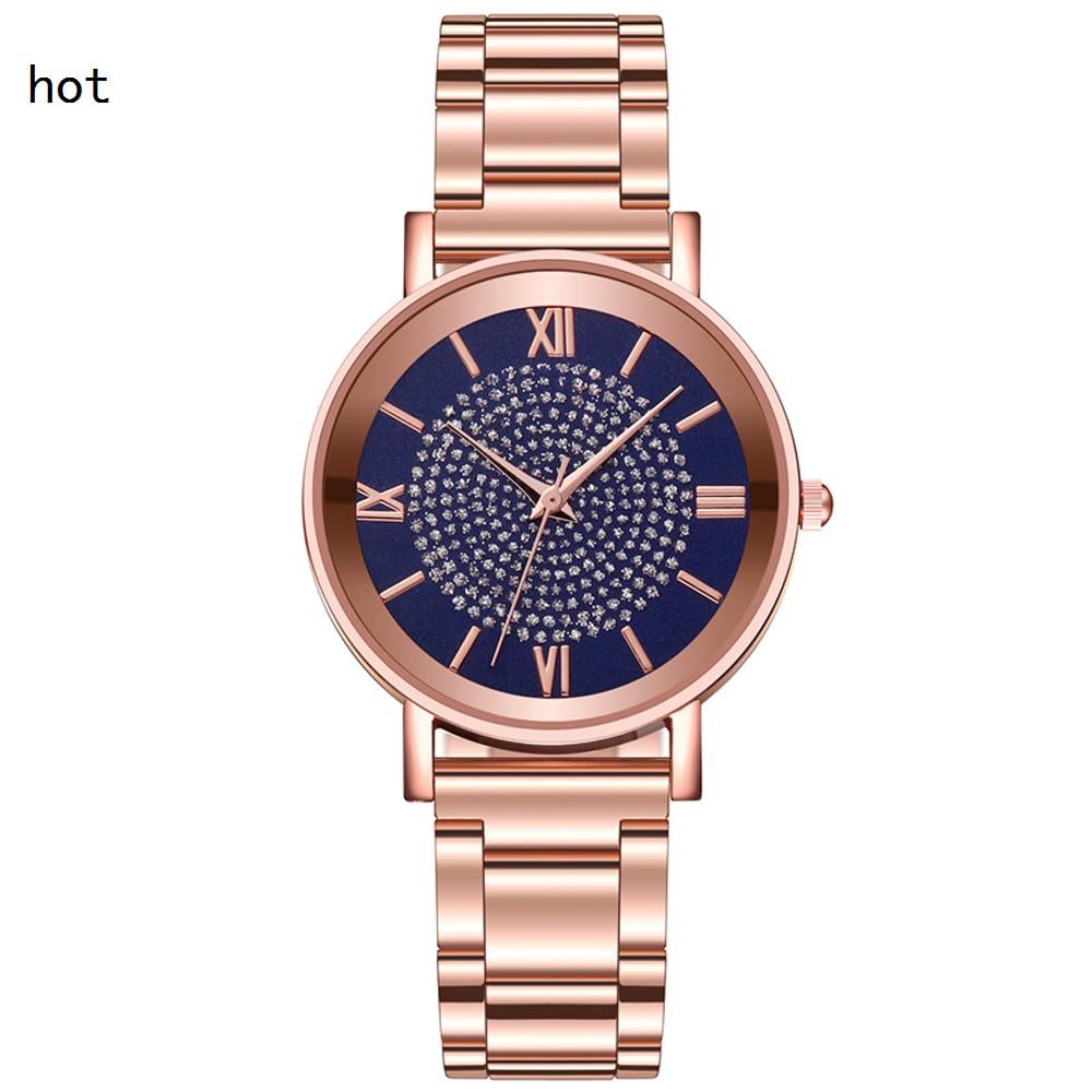 Women's Watch Luxury Male Female Quartz Men Watches Stainless Steel Dial Casual Fashion Bracelet Ladies Girls Clock Gifts
