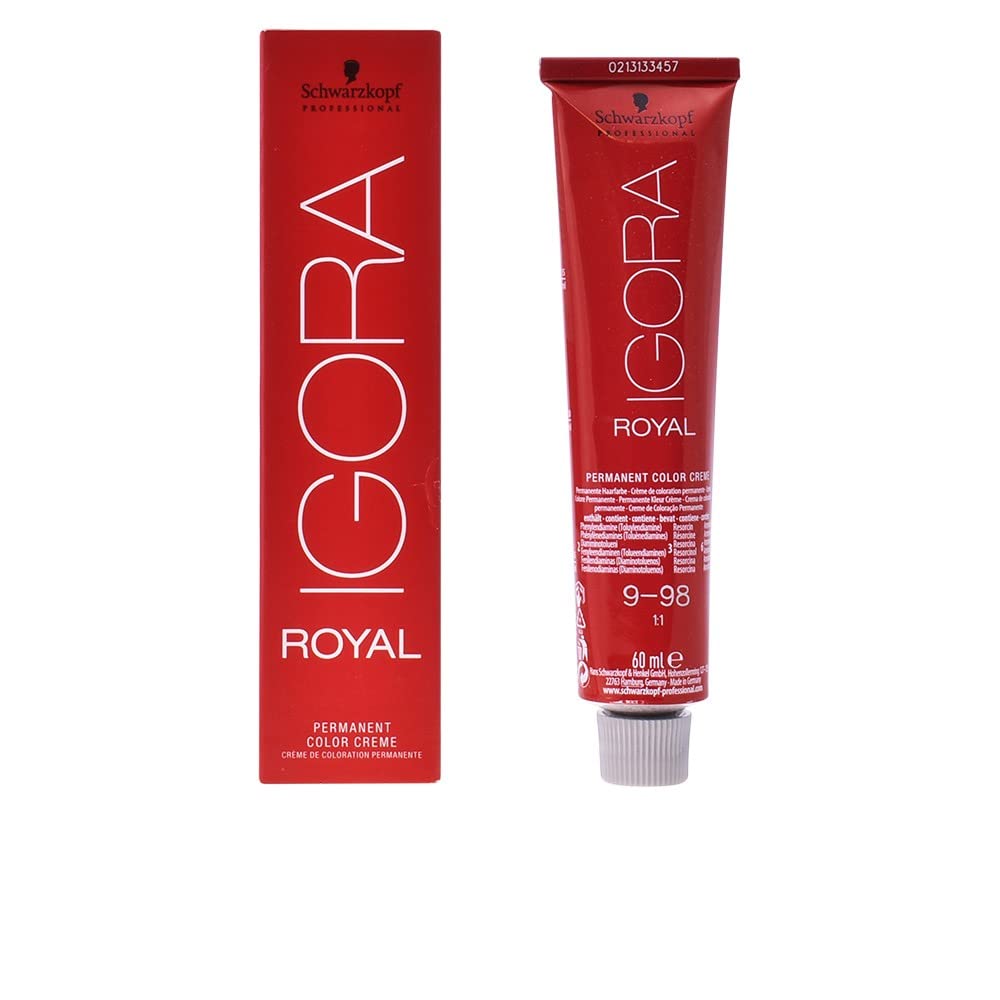 Schwarzkopf Professional Igora Royal Permanent Hair Color, 8-77, Light Blonde Copper, 60 Gram