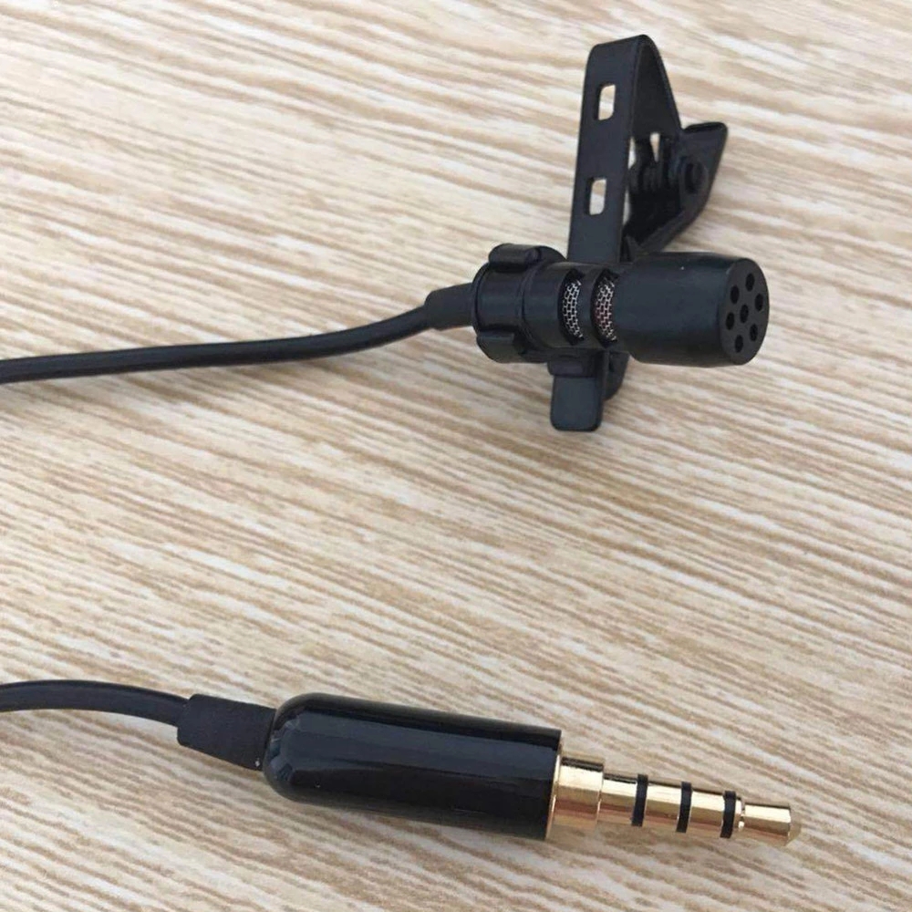 Lavalier microphone interview microphone lapel condenser microphone mobile phone mini recording lavalier microphone