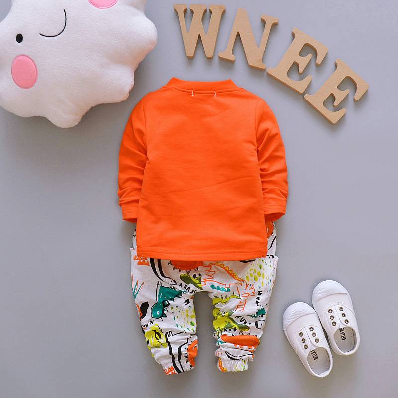 Autumn Outfits Baby Girls Clothes Sets Cute Infant Cotton Suits Hooded Zipper Jacket T Shirt Pants 3pcs Boys Kids Clothing