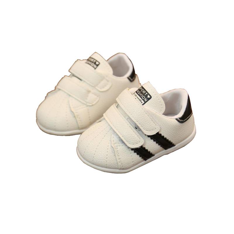autumn baby toddler shoes soft bottom baby casual non-slip breathable white shoes