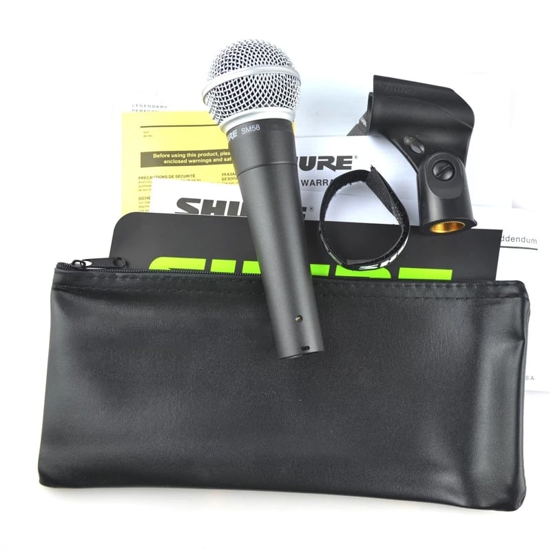 Original Shure SM58Wired Professional Vocal Cardioid Dynamic Microphone for Karaoke Microphone KTV Stage Performance