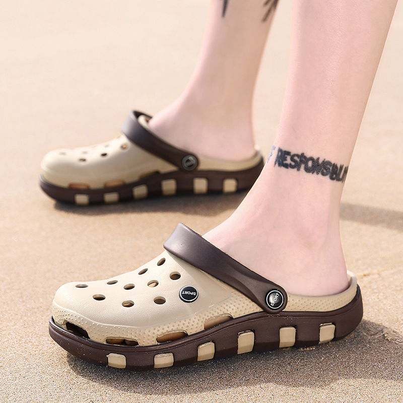 ❤️ summer two wear slippers ❤️ men's non-slip fashion outer wear sandals and slippers beach couple shoes