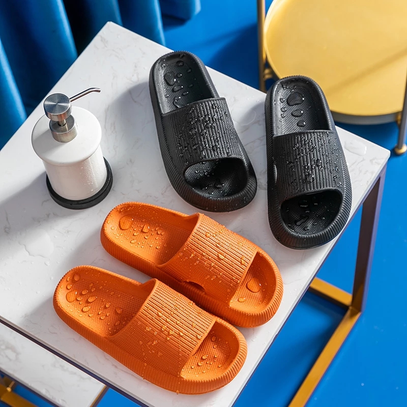 Home Slippers Summers Thick Platform Womens Sandals Indoor Bathroom Anti-slip Slides Ladies men's Shoes mules Dropshipping