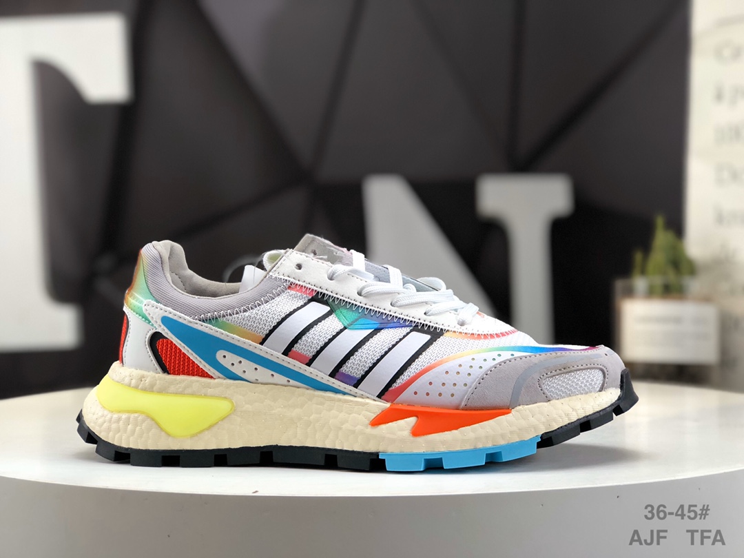 Adidas Originals Retropy Boost men's and women's jogging shoes low-top retro popcorn cushioning non-slip casual sports shoes