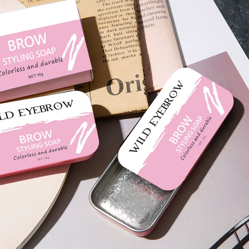 1PC Eyebrow Styling Cream Waterproof Quick-drying Makeup Eyebrow Sculpt Soap Natural Wild Brow Pomade Setting Gel Wax Cosmetics