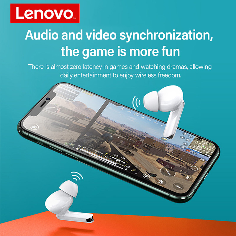 Lenovo Wireless Earphone XT90 TWS Bluetooth 5.0 Sports Headphone Touch Button IPX5 Waterproof Earplugs with 300mAh Charging Box