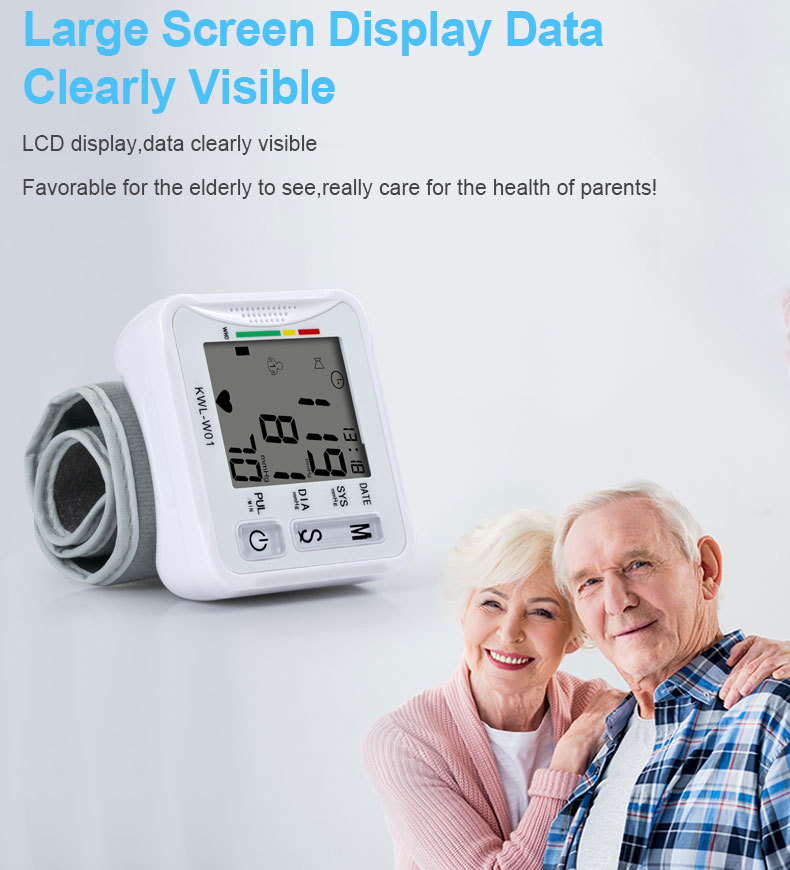 English Automatic Electronic Sphygmomanometer Household Sphygmomanometer Wrist Sphygmomanometer FDA Certification