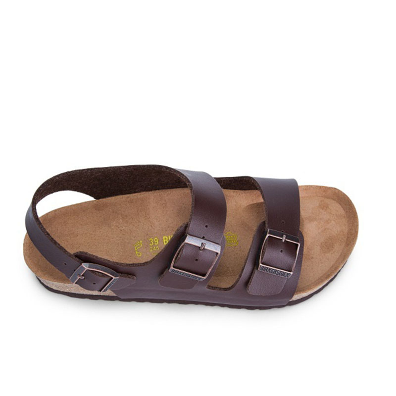 Birkenstock sandals cork casual slippers all-match dark purple platform shoes Birkenstock outdoor beach shoes