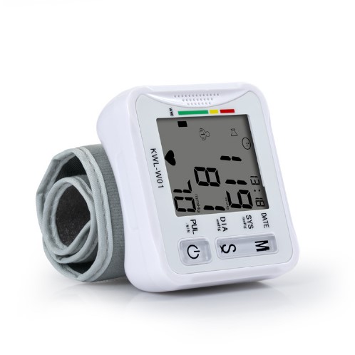 Portable Household Sphygmomanometer Digital LCD Display Wrist Electronic Blood Pressure Monitor