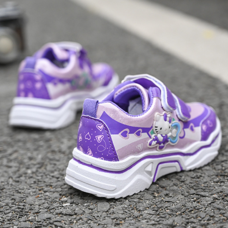 Girls' shoes new running shoes casual shoes single shoes breathable leather mesh shoes children's shoes